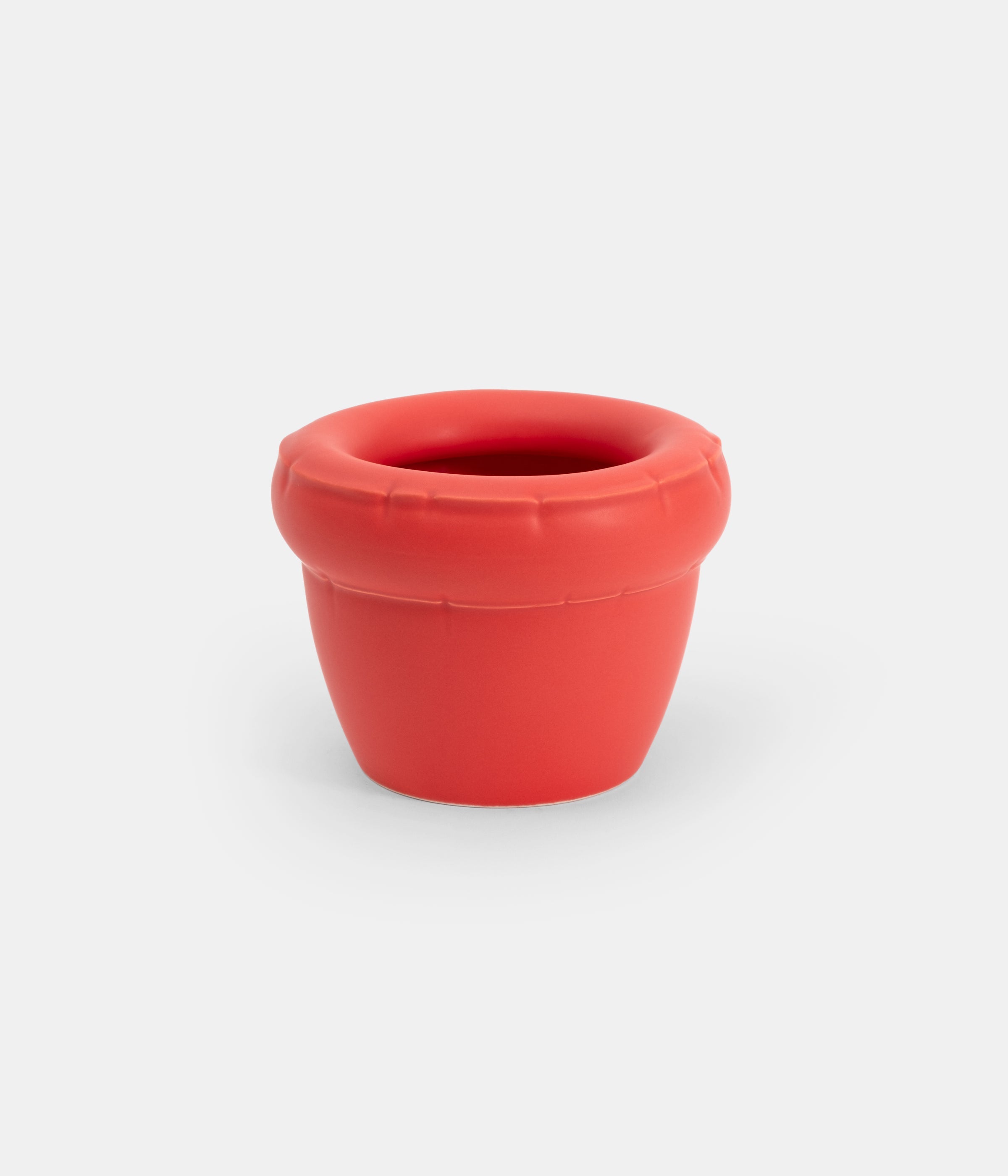 Small Planter 'LOUIS' Matte - Coral