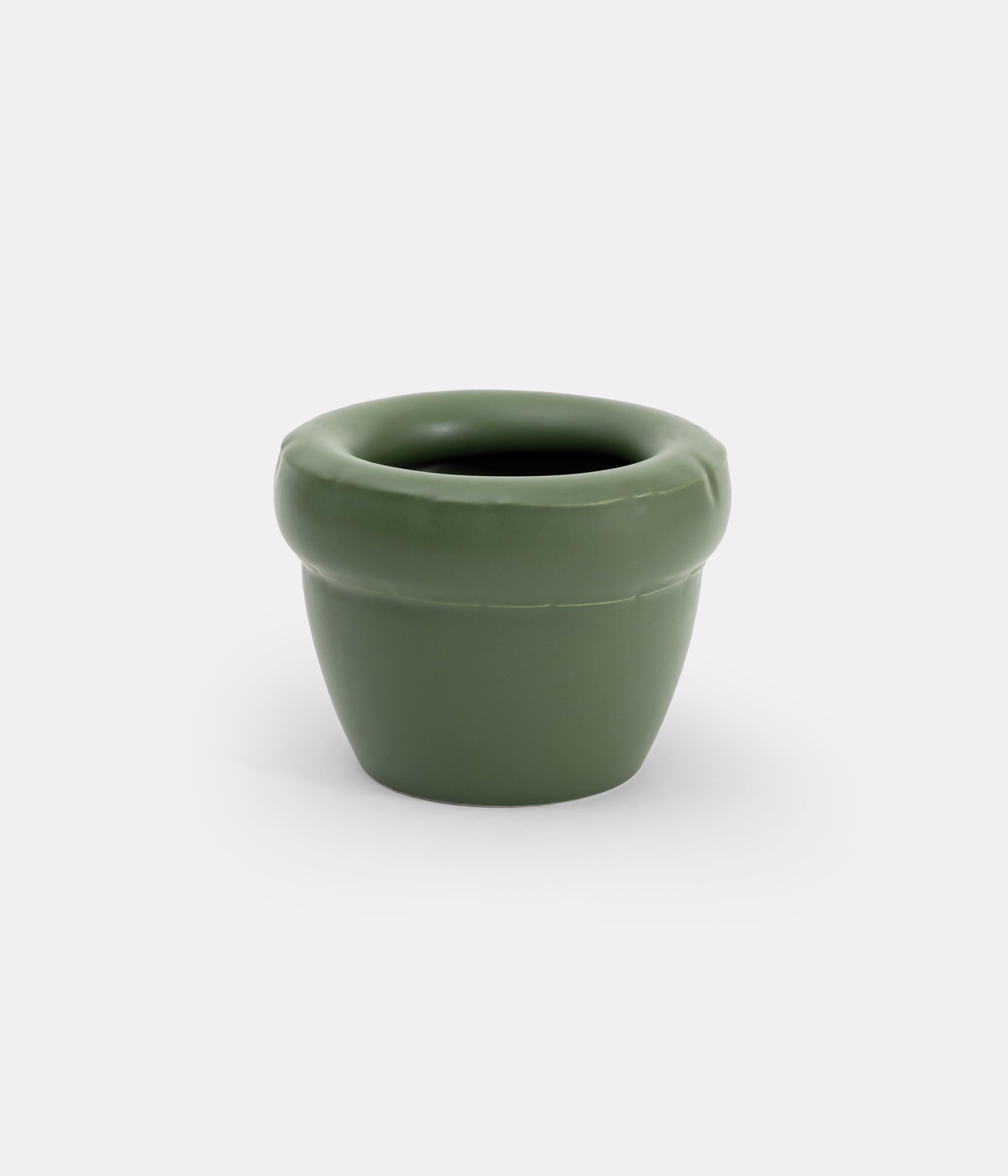 Small Planter 'LOUIS' Matte - Moss