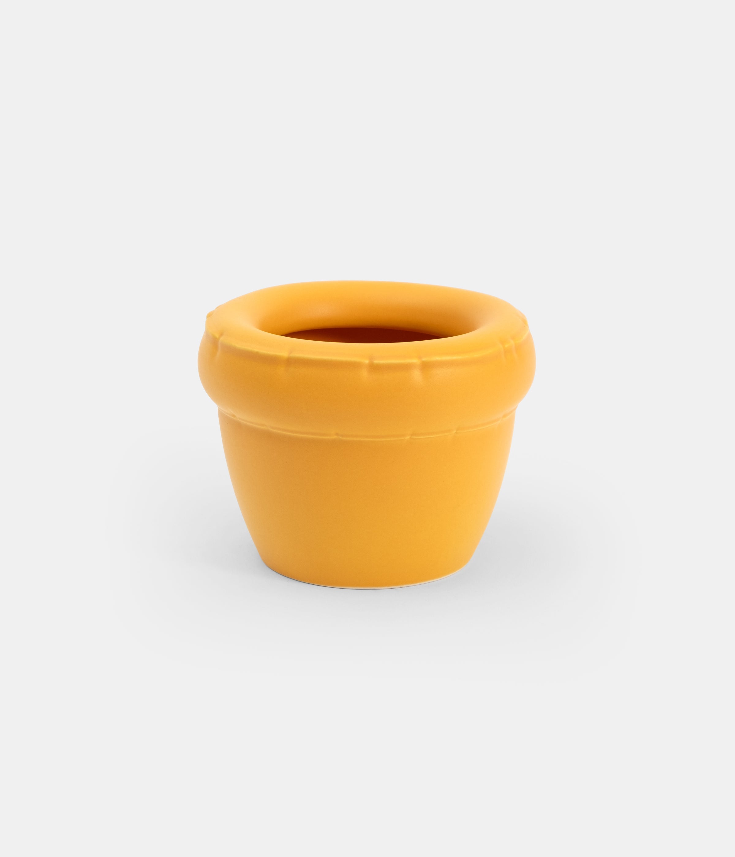 Small Planter 'LOUIS' Matte - Yolk