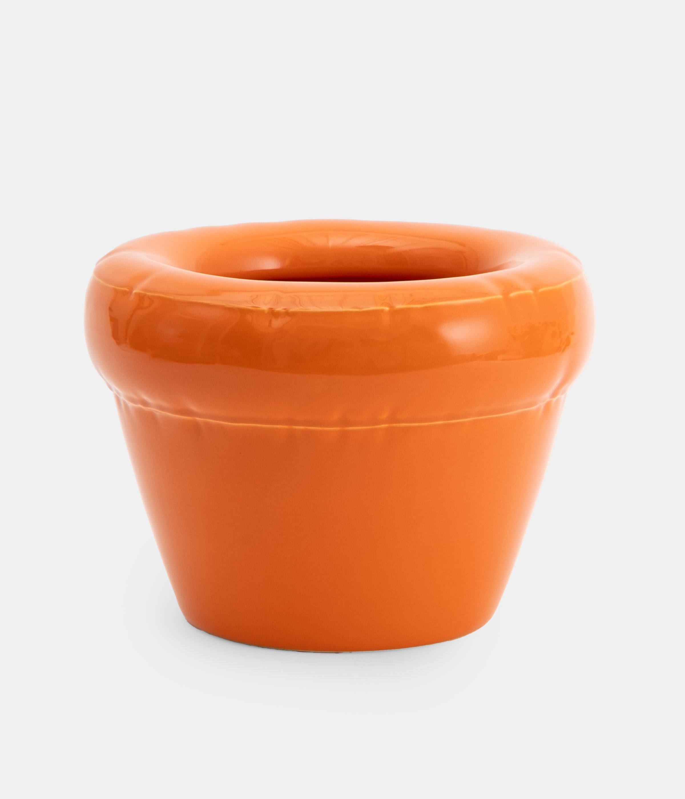 Planter 'PIERRE' Gloss - Carot