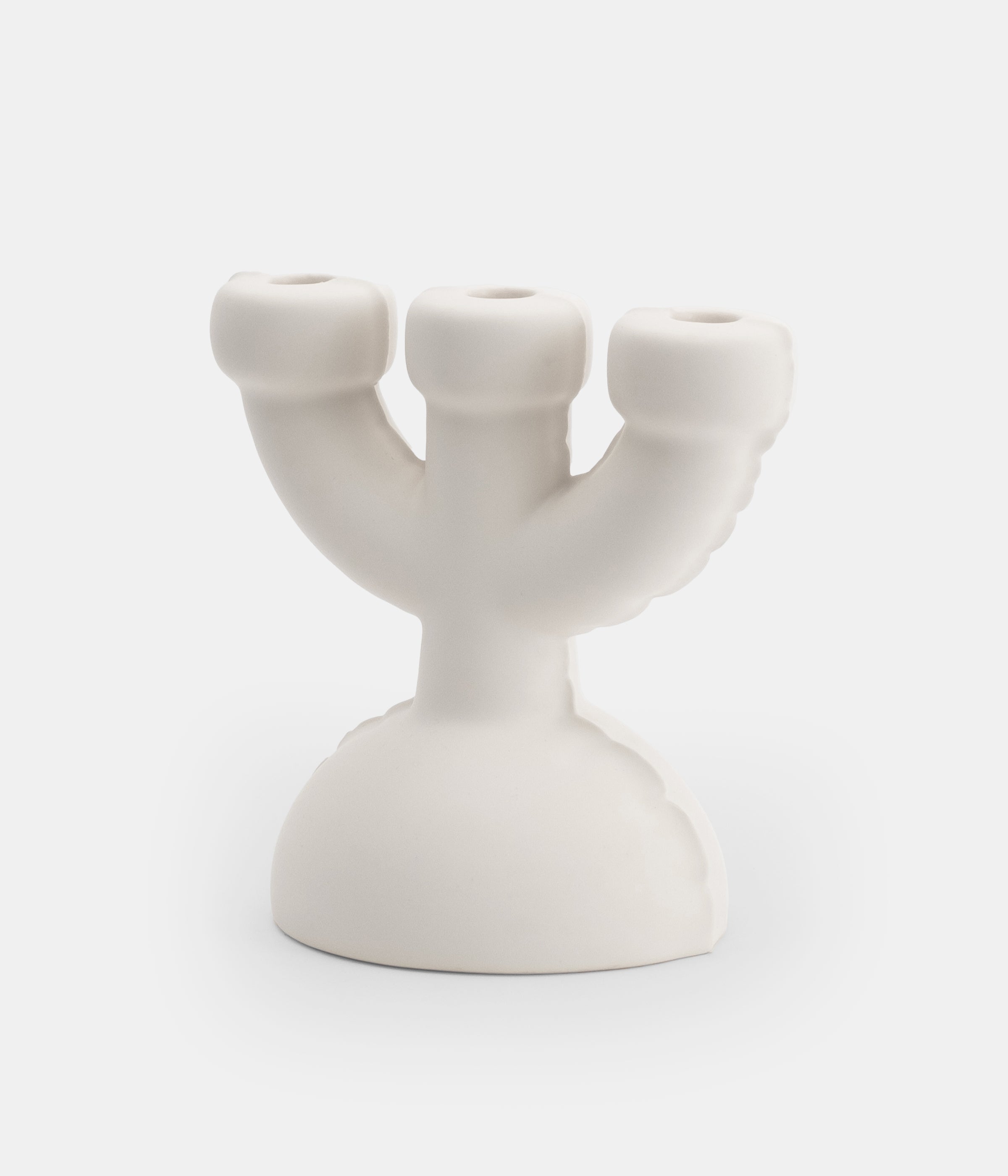 Candelabra 'ERIC' Matte - Bone