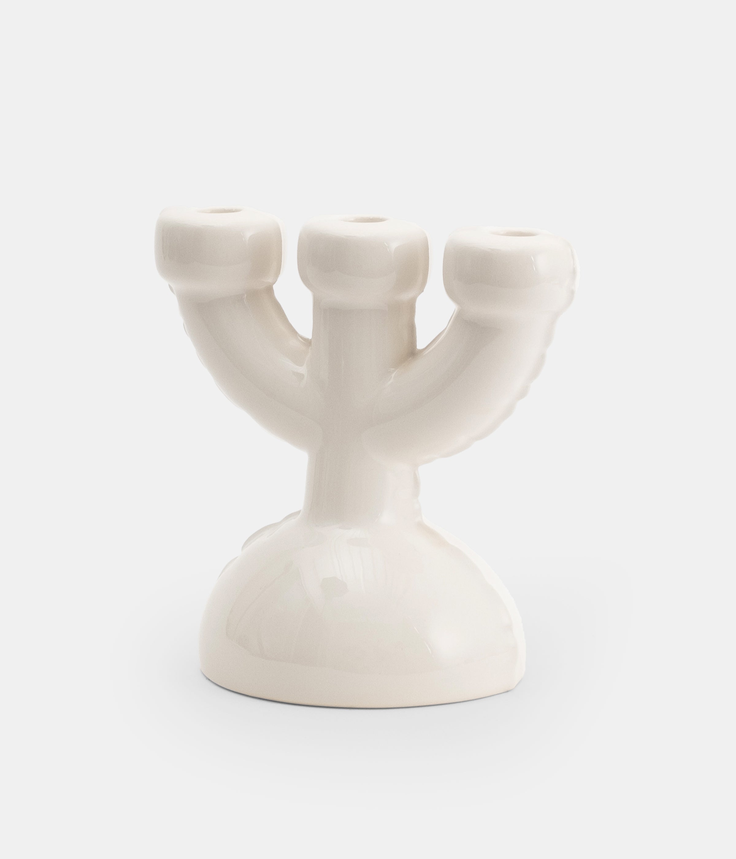 Candelabra 'ERIC' Gloss - Bone