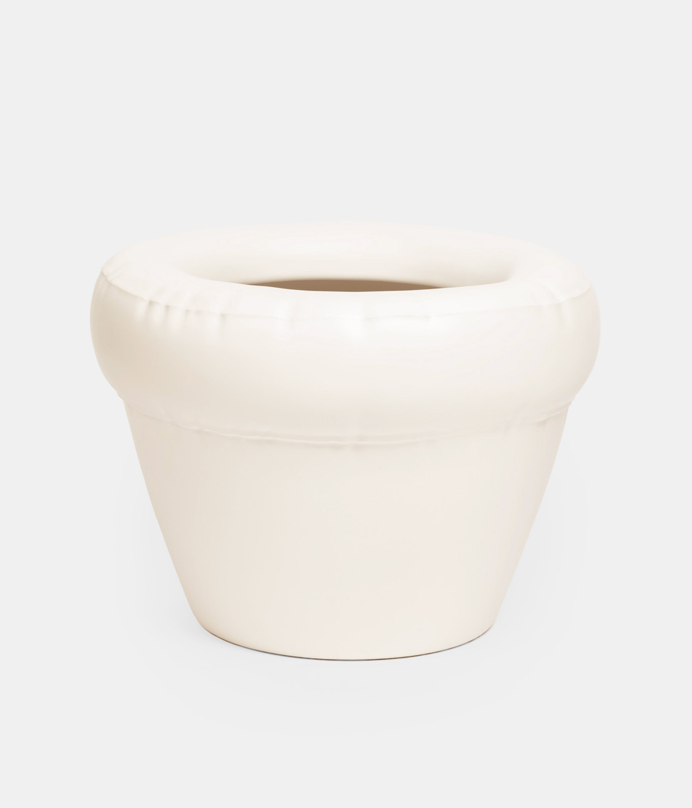 Planter 'PIERRE' Matte - Bone