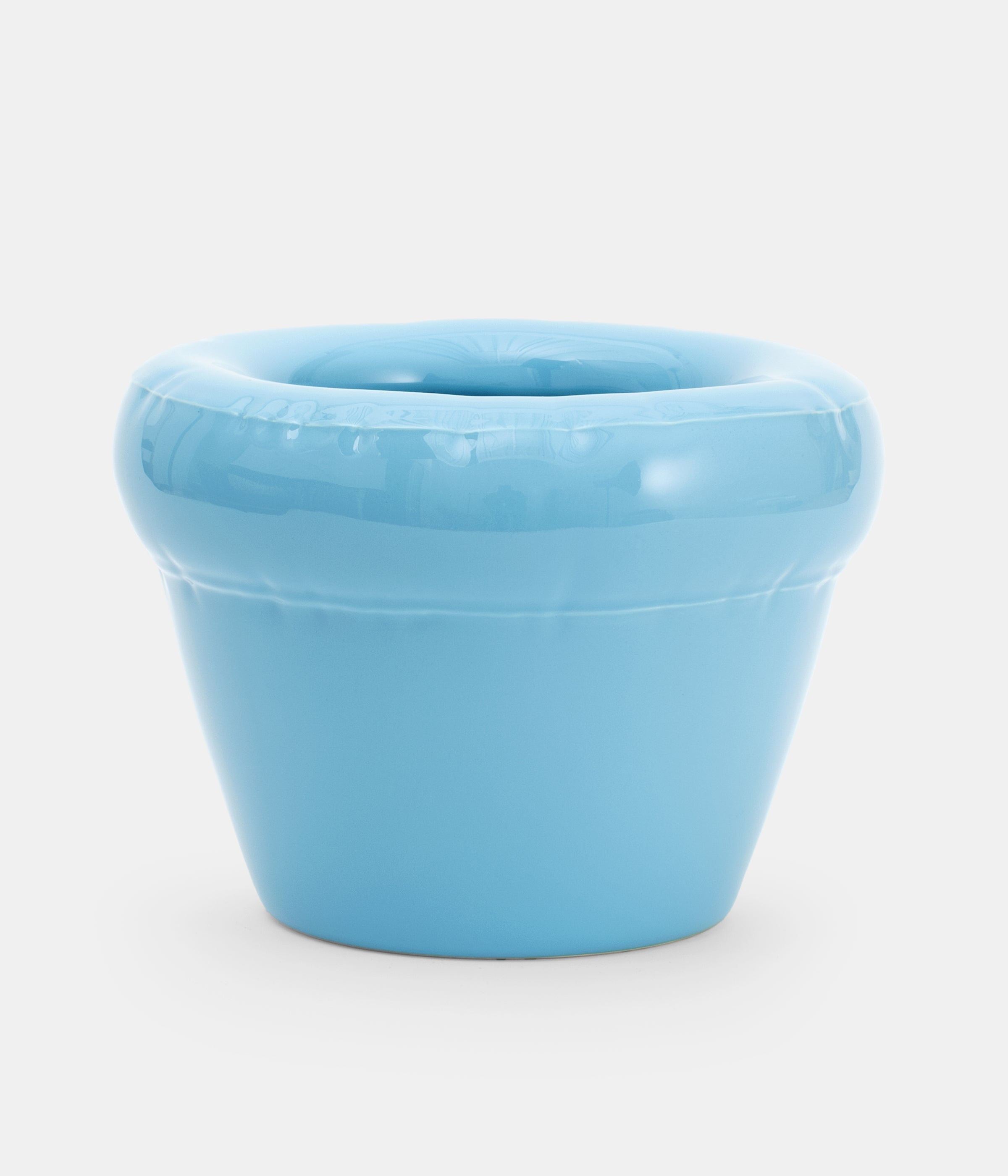 Planter 'PIERRE' Gloss - Sky