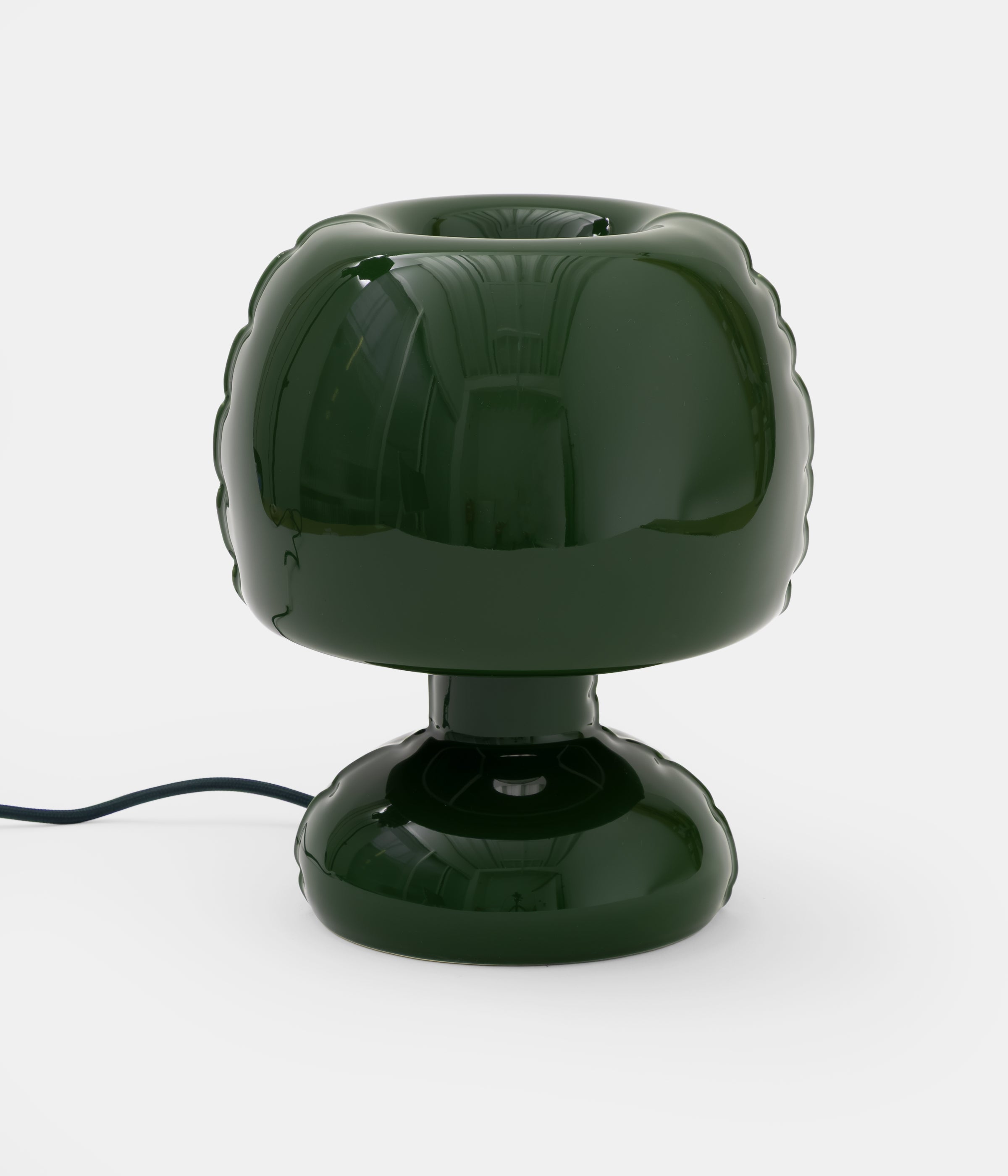 Table Lamp 'FREDDY' Gloss - Moss