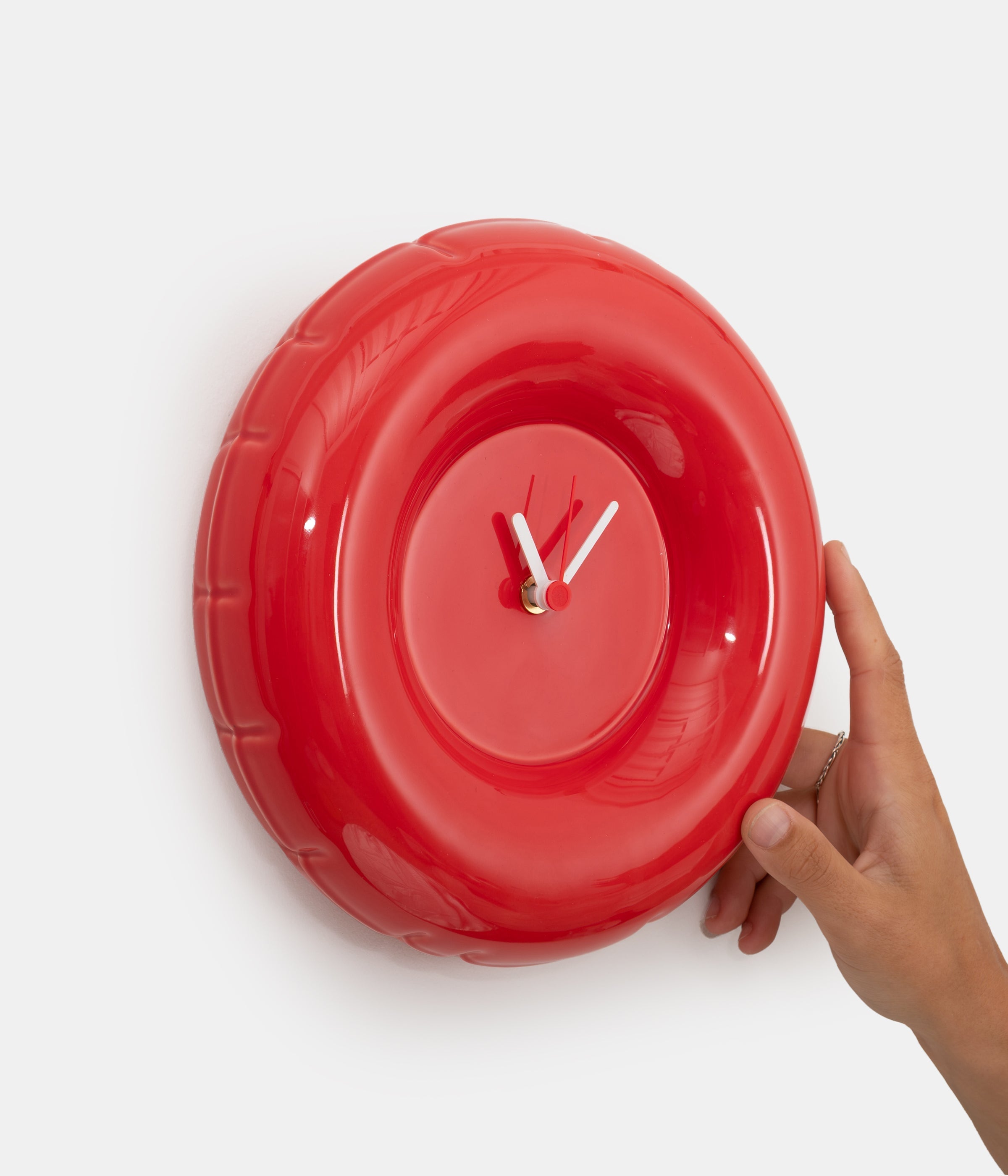 Clock 'HOLLY' Matte - Coral