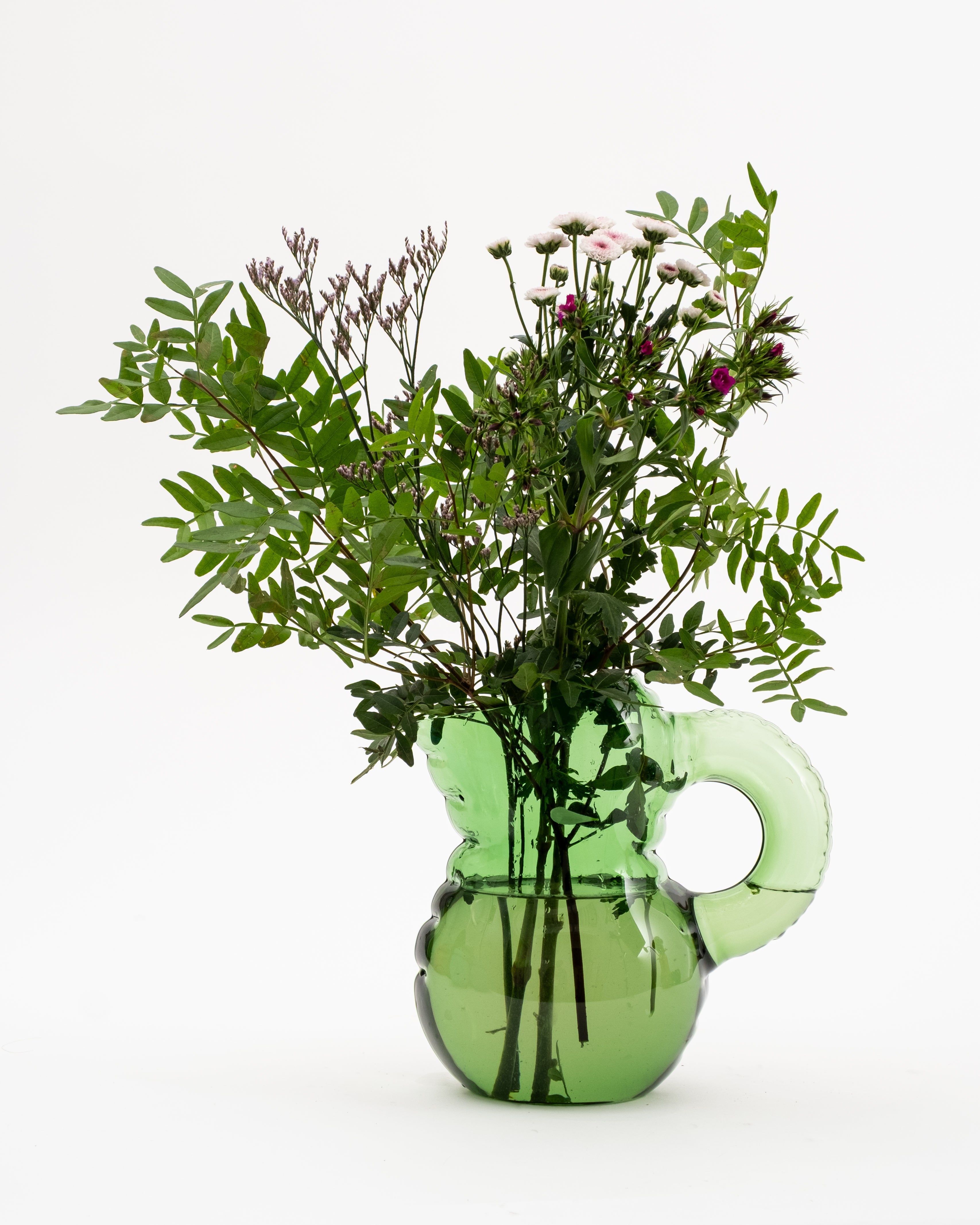 Jug 'EMILY' Glass - Emerald