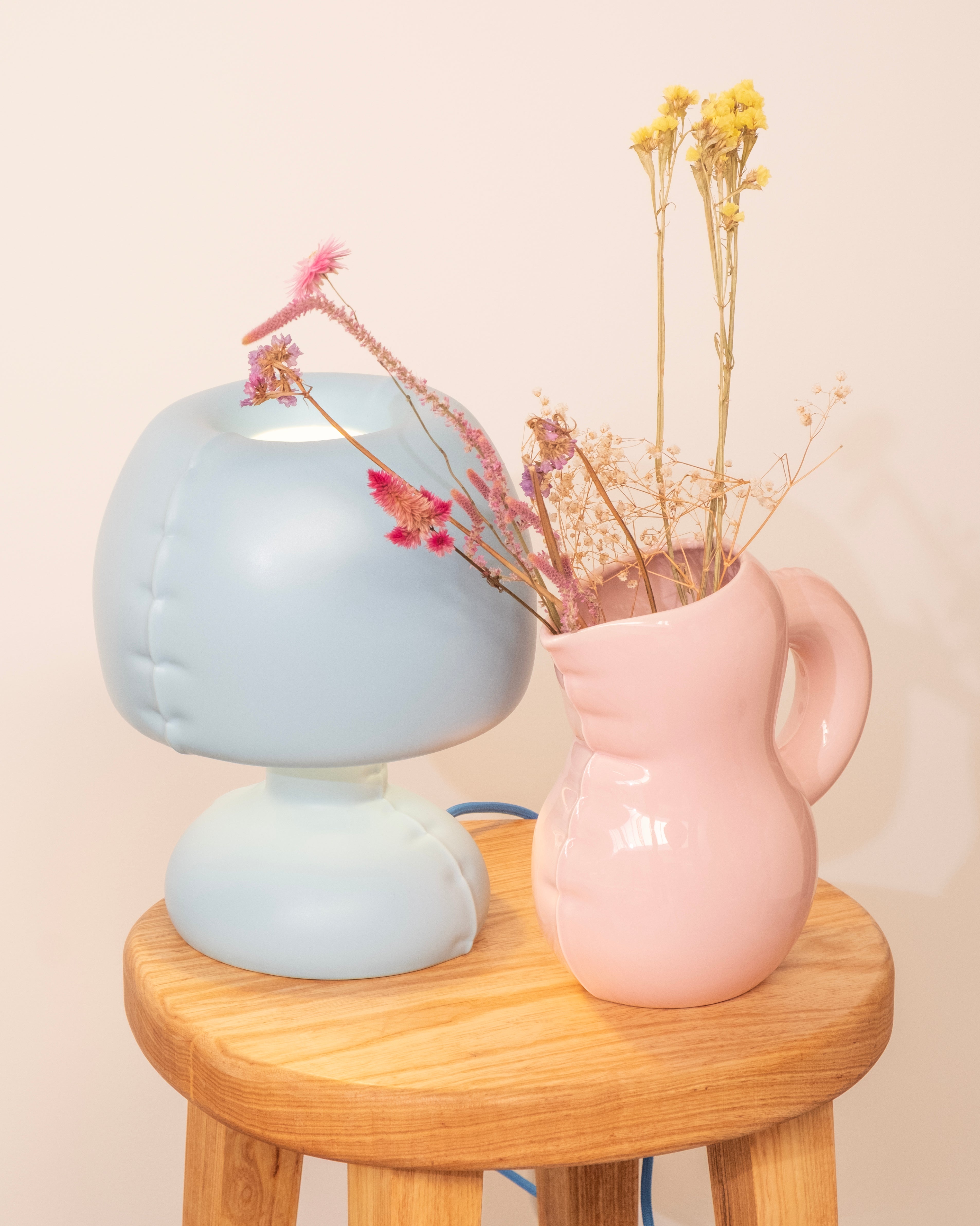 Table Lamp 'FREDDY' Matte - Sky