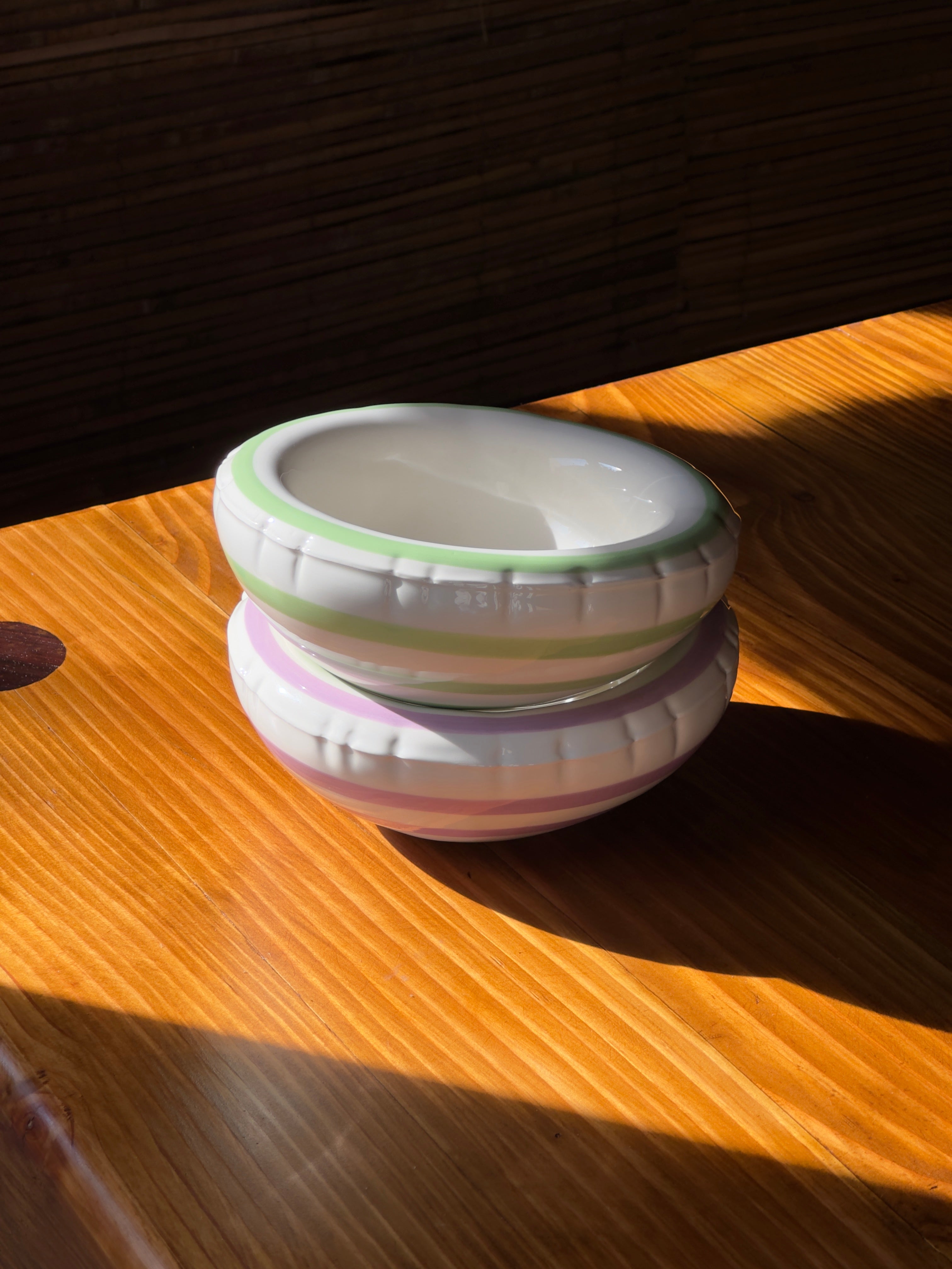 Bowl 'LISA' Stripes - Lemon