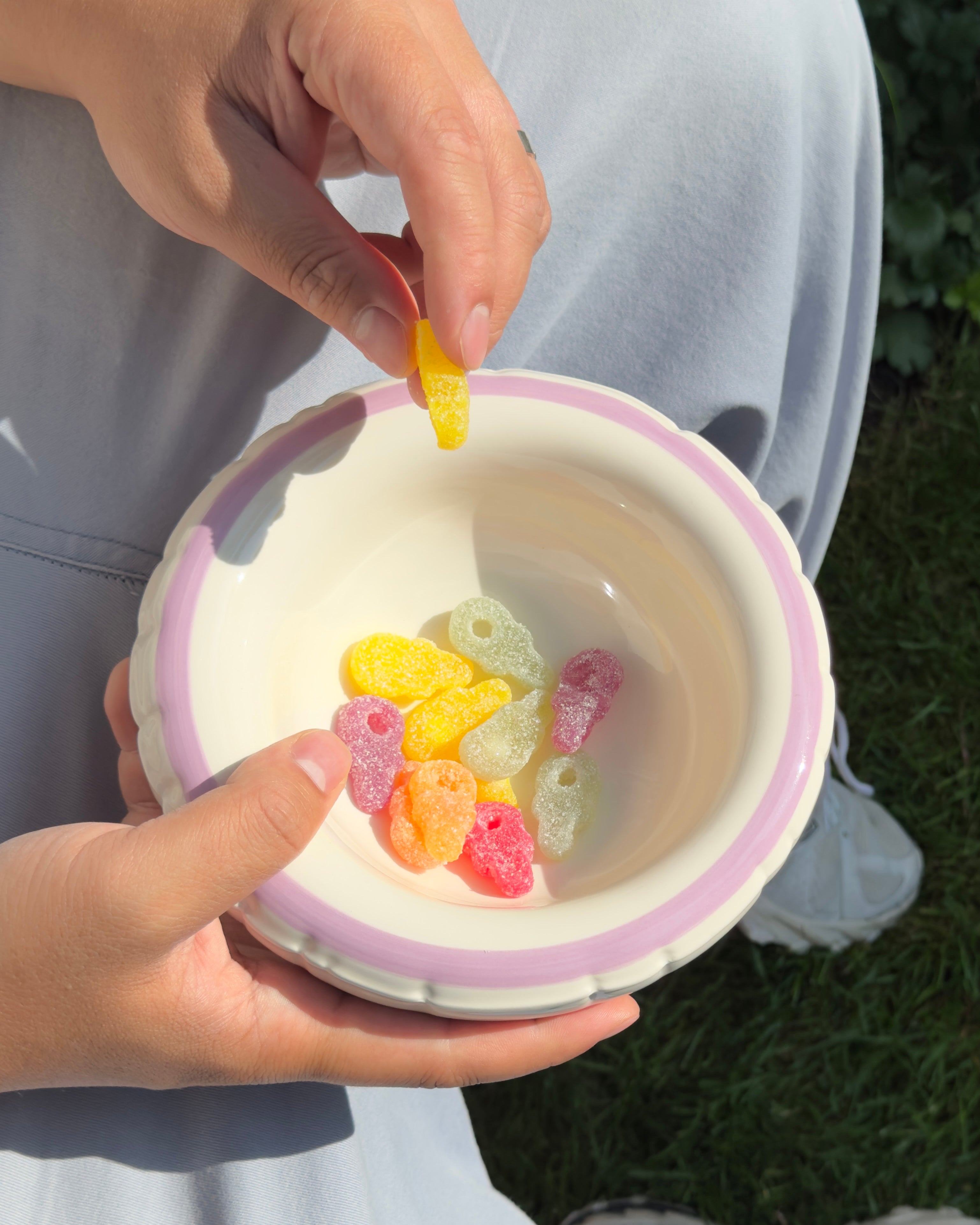 Bowl 'LISA' Stripes - Lemon