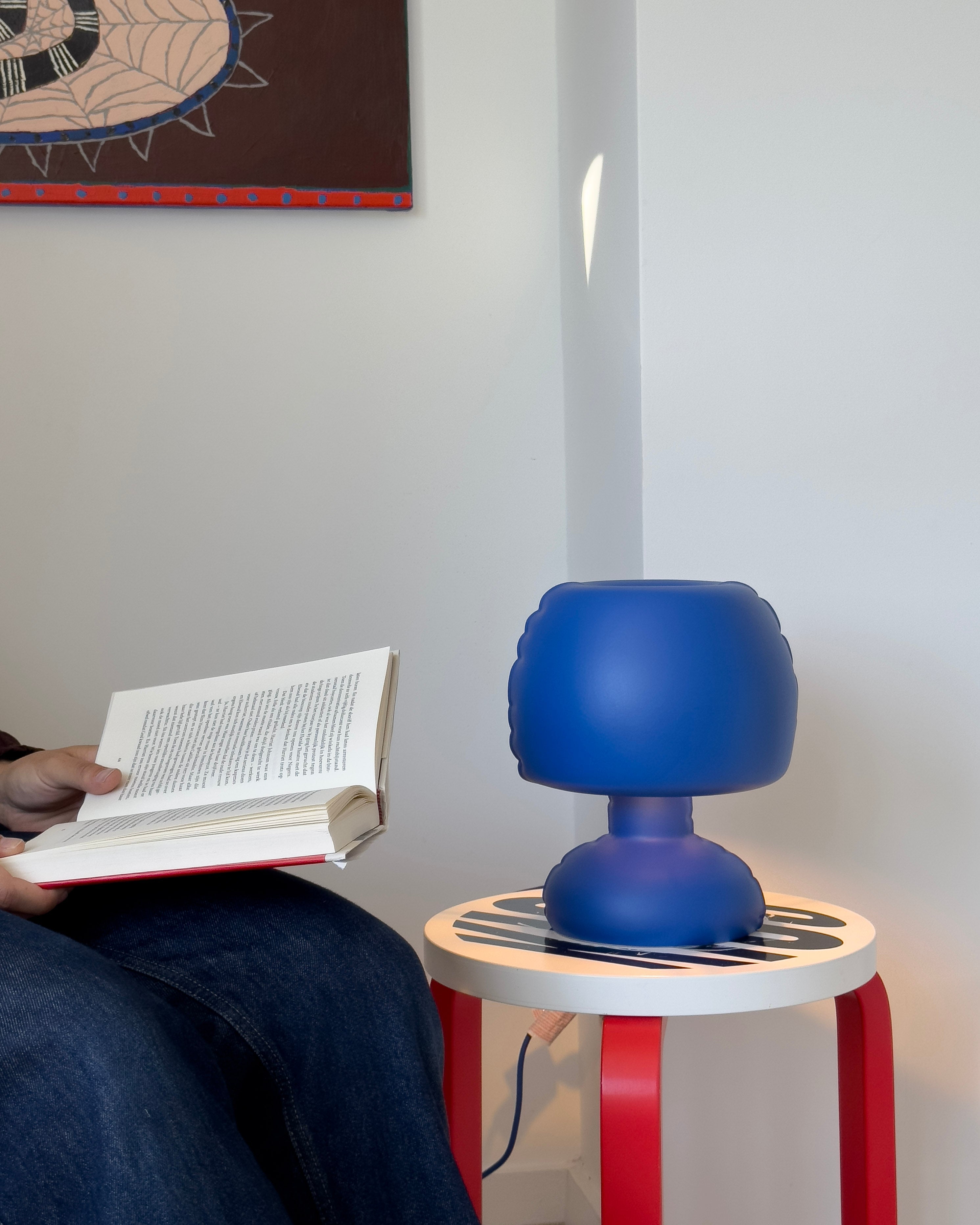 Table Lamp 'FREDDY' Matte - Sky