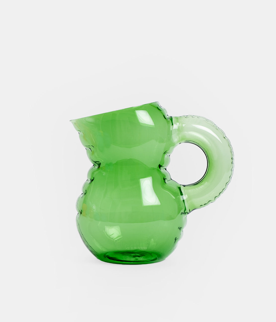 Jug 'EMILY' Glass - Emerald