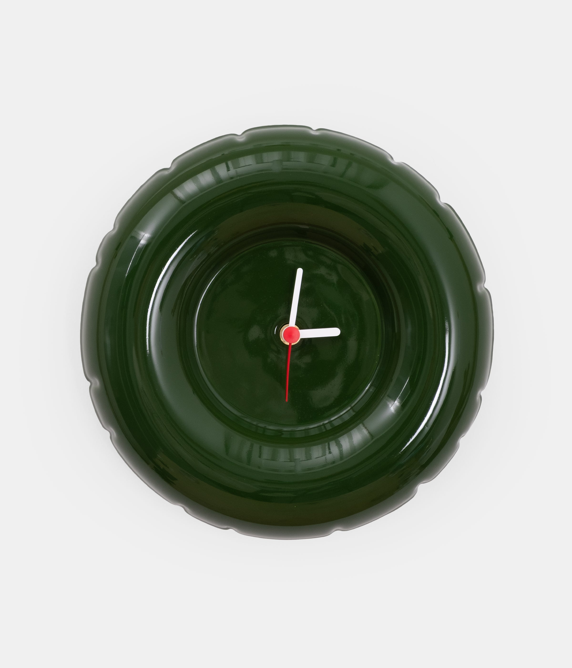 Clock 'HOLLY' Gloss - Moss