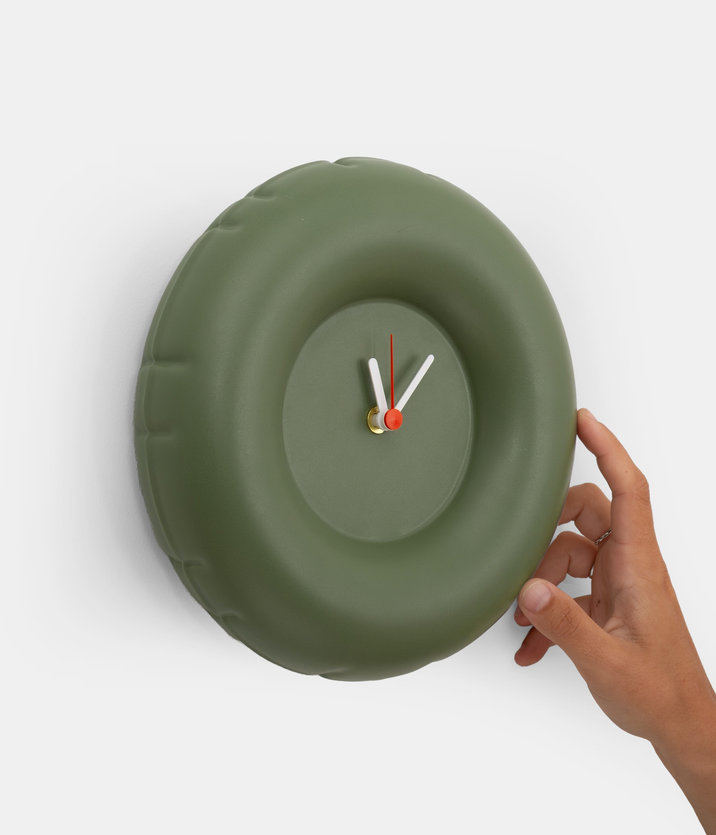 Clock 'HOLLY' Matte - Moss