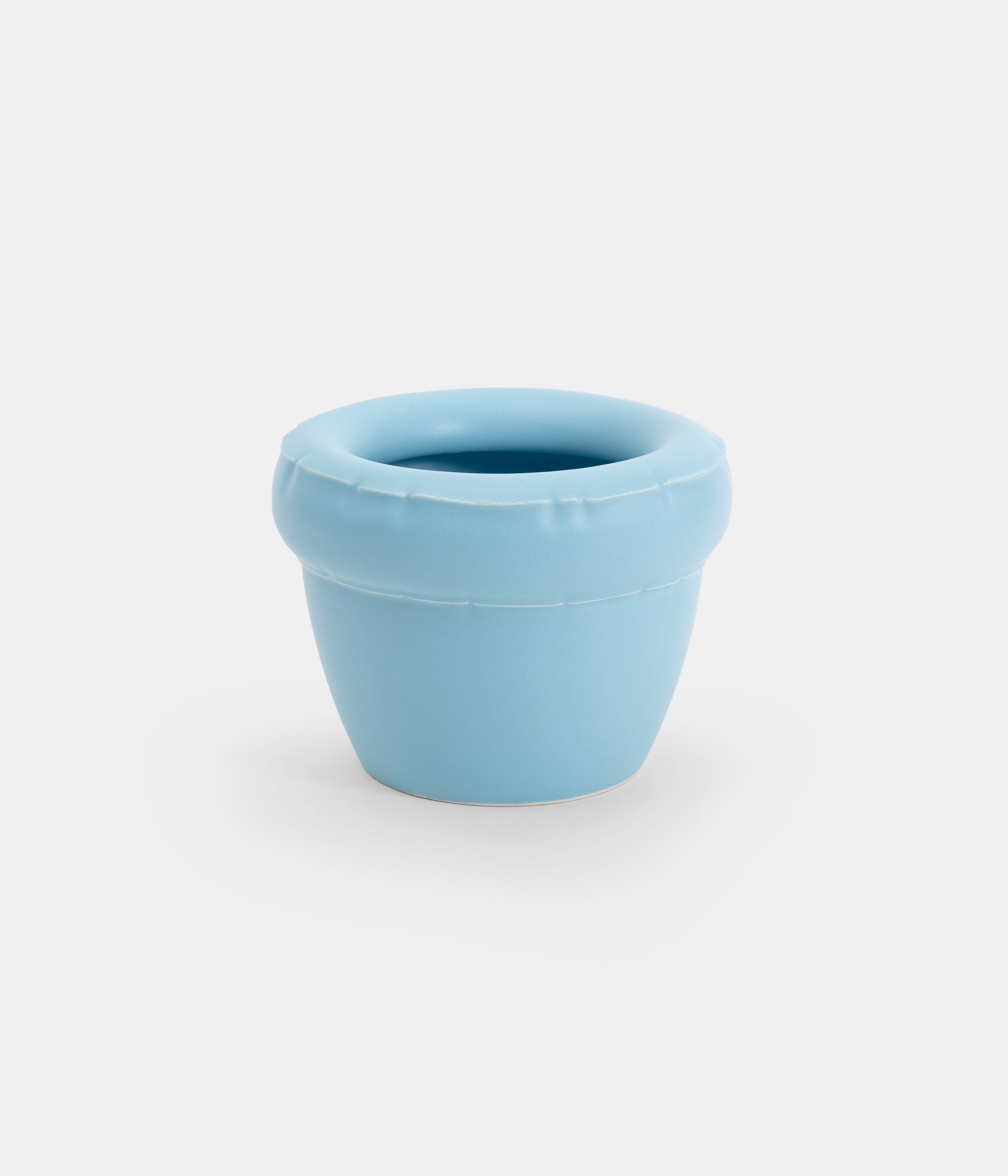 Small Planter 'LOUIS' Matte - Sky