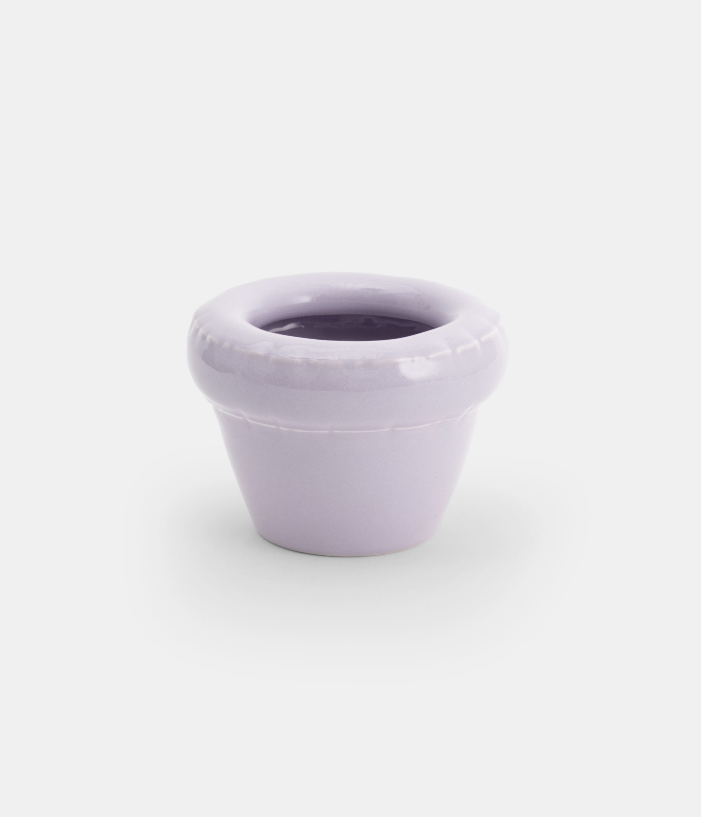 Small Planter 'LOUIS' Gloss - Lila