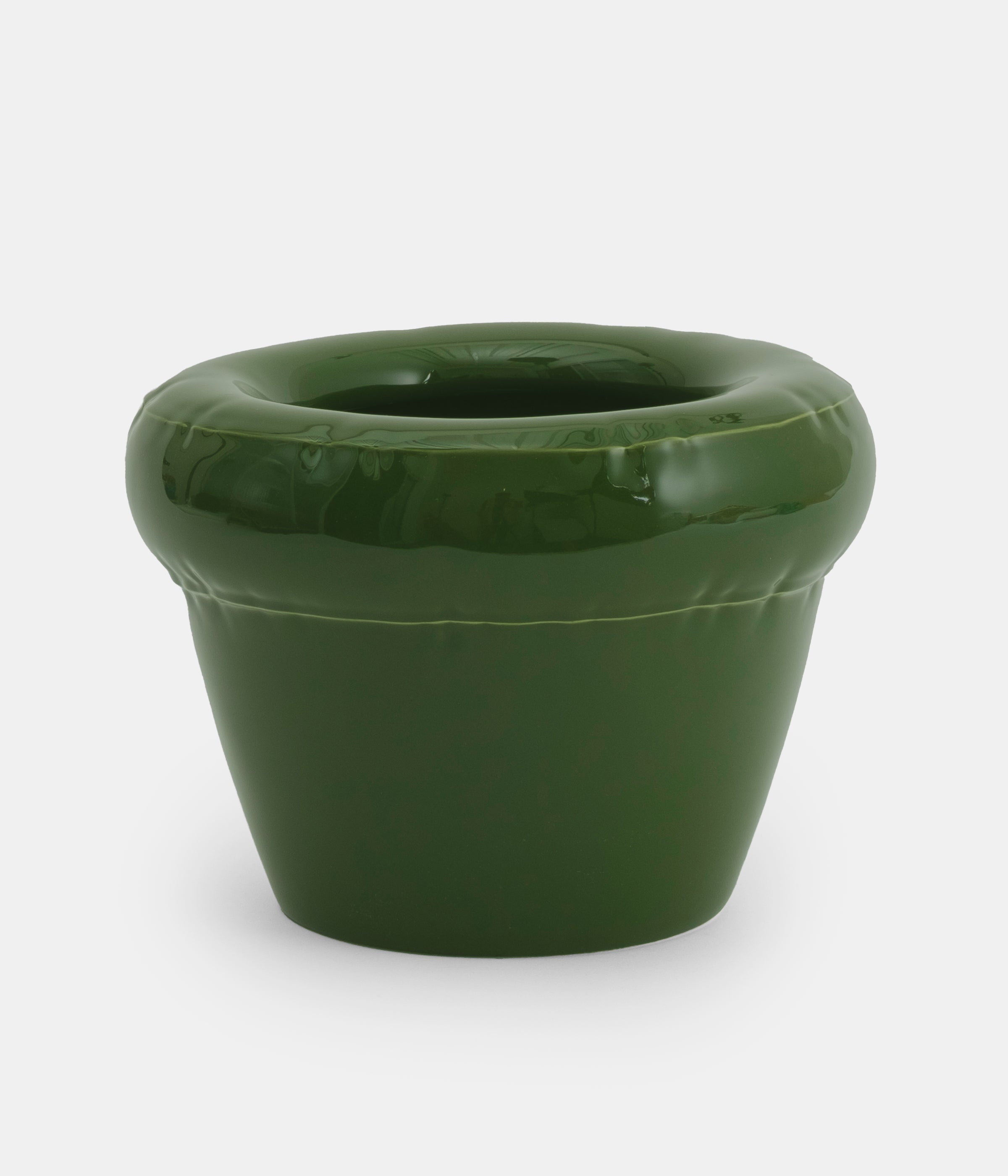 Planter 'PIERRE' Gloss - Moss