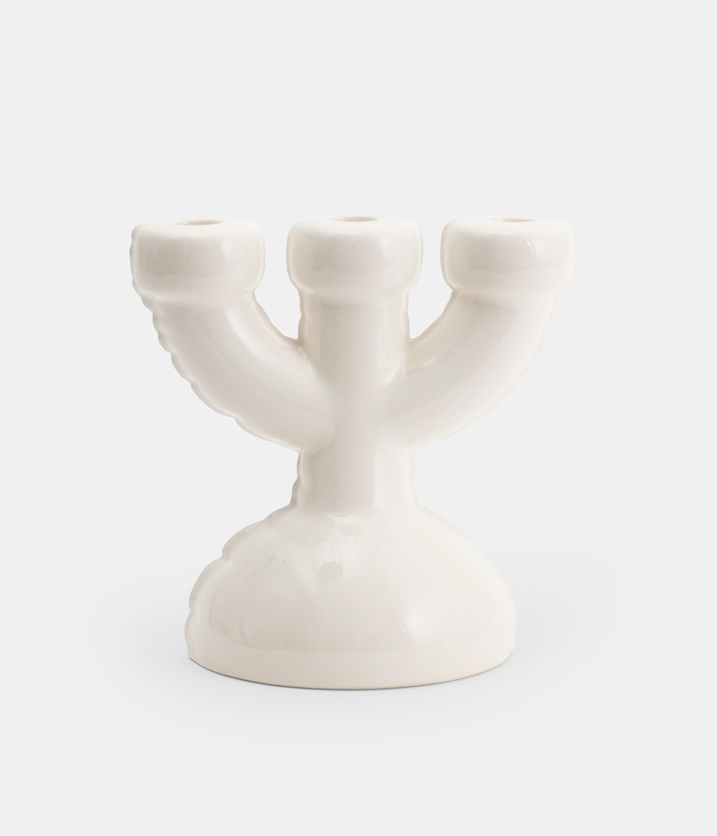 Candelabra 'ERIC' Gloss - Bone