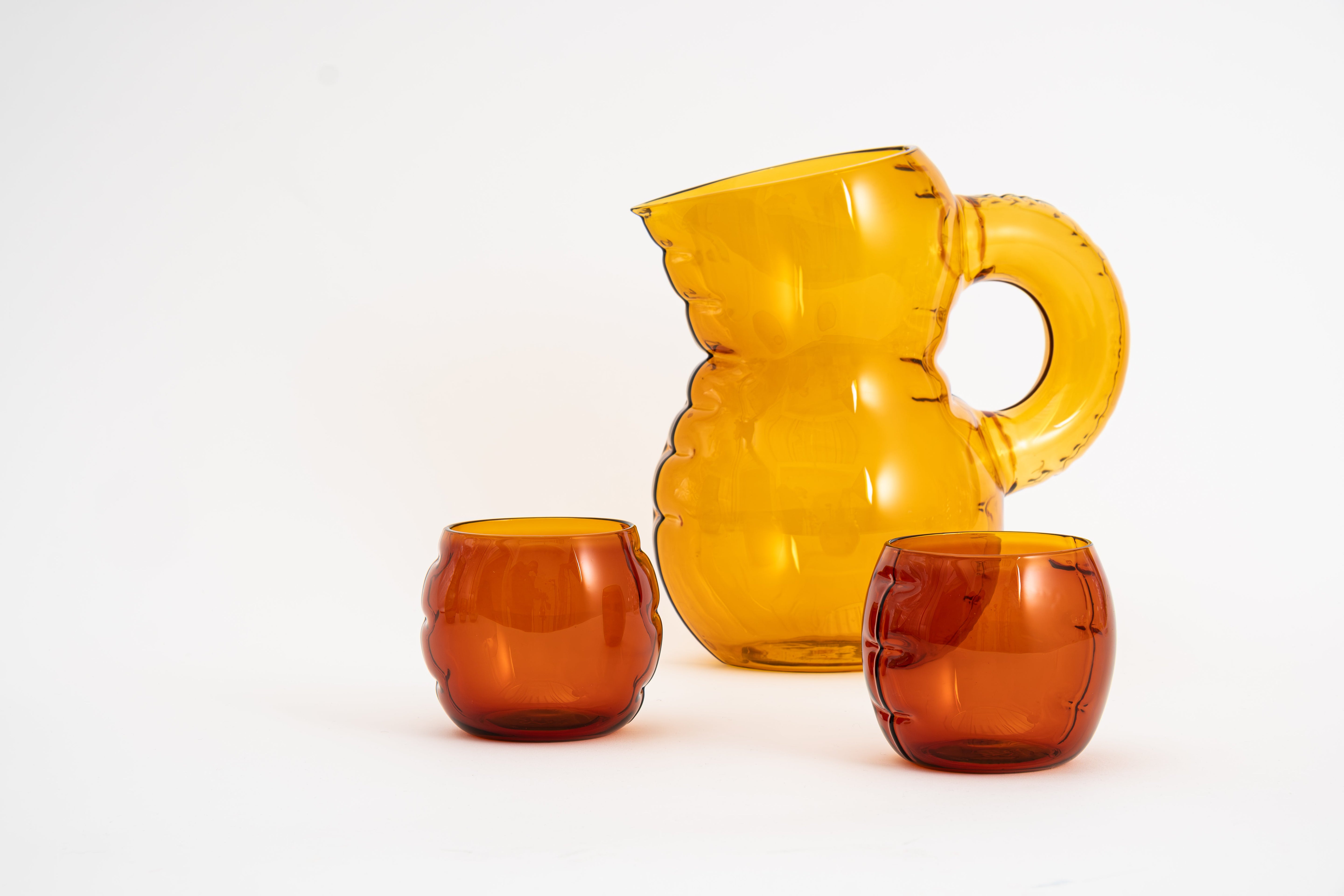 Jug 'EMILY' Glass - Amber