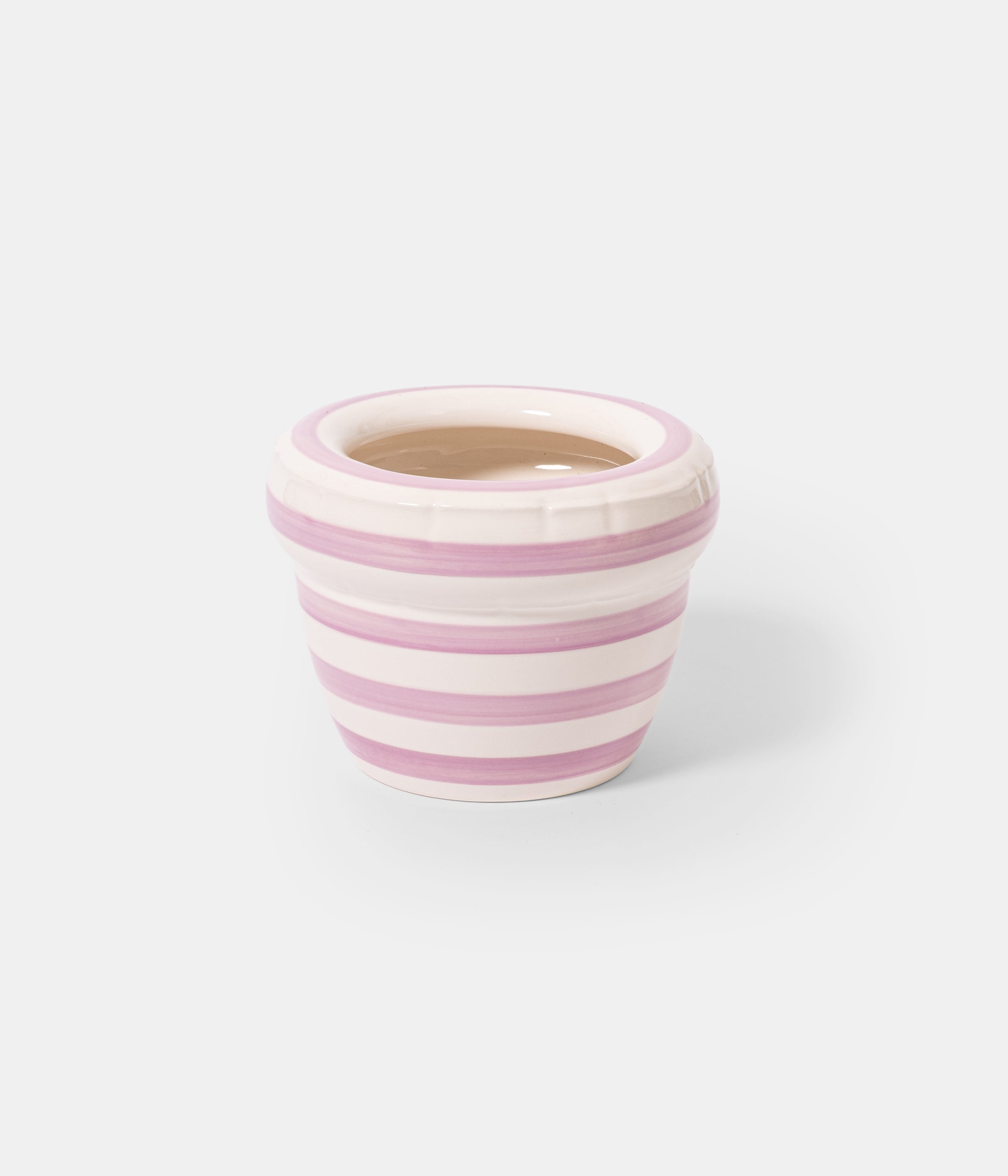 Small Planter 'LOUIS' Stripes - Lavender