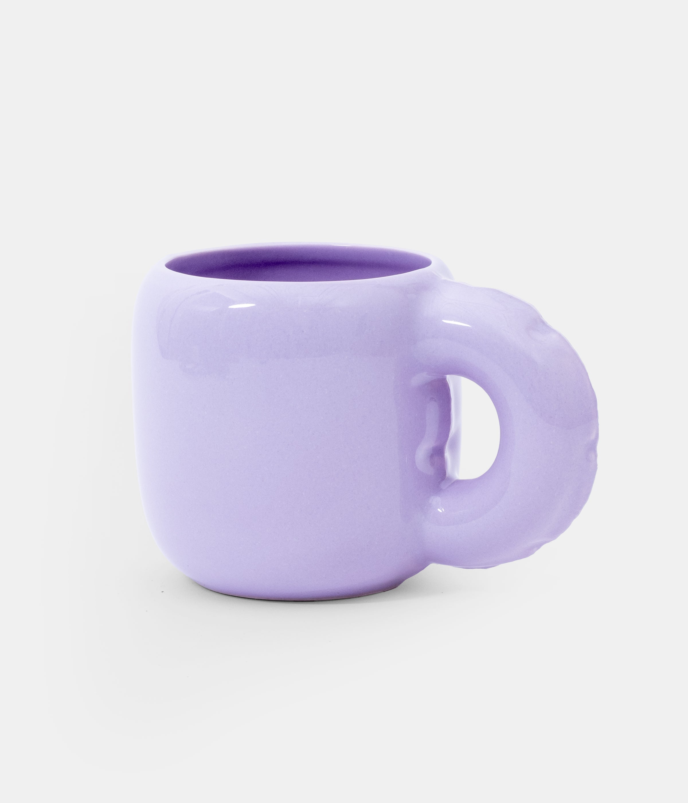 Purple Home Studyo mug on a white background