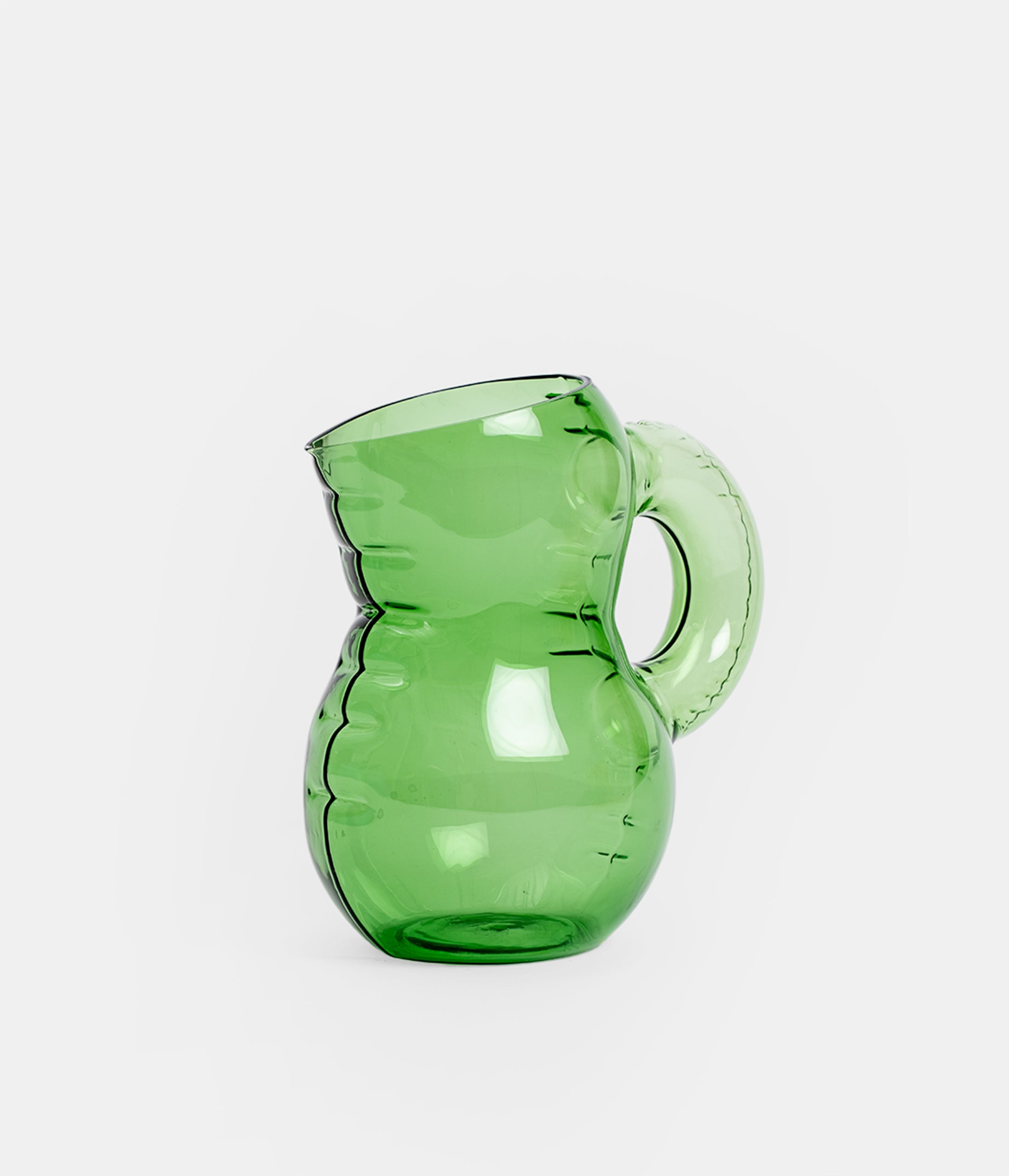 Jug 'EMILY' Glass - Emerald