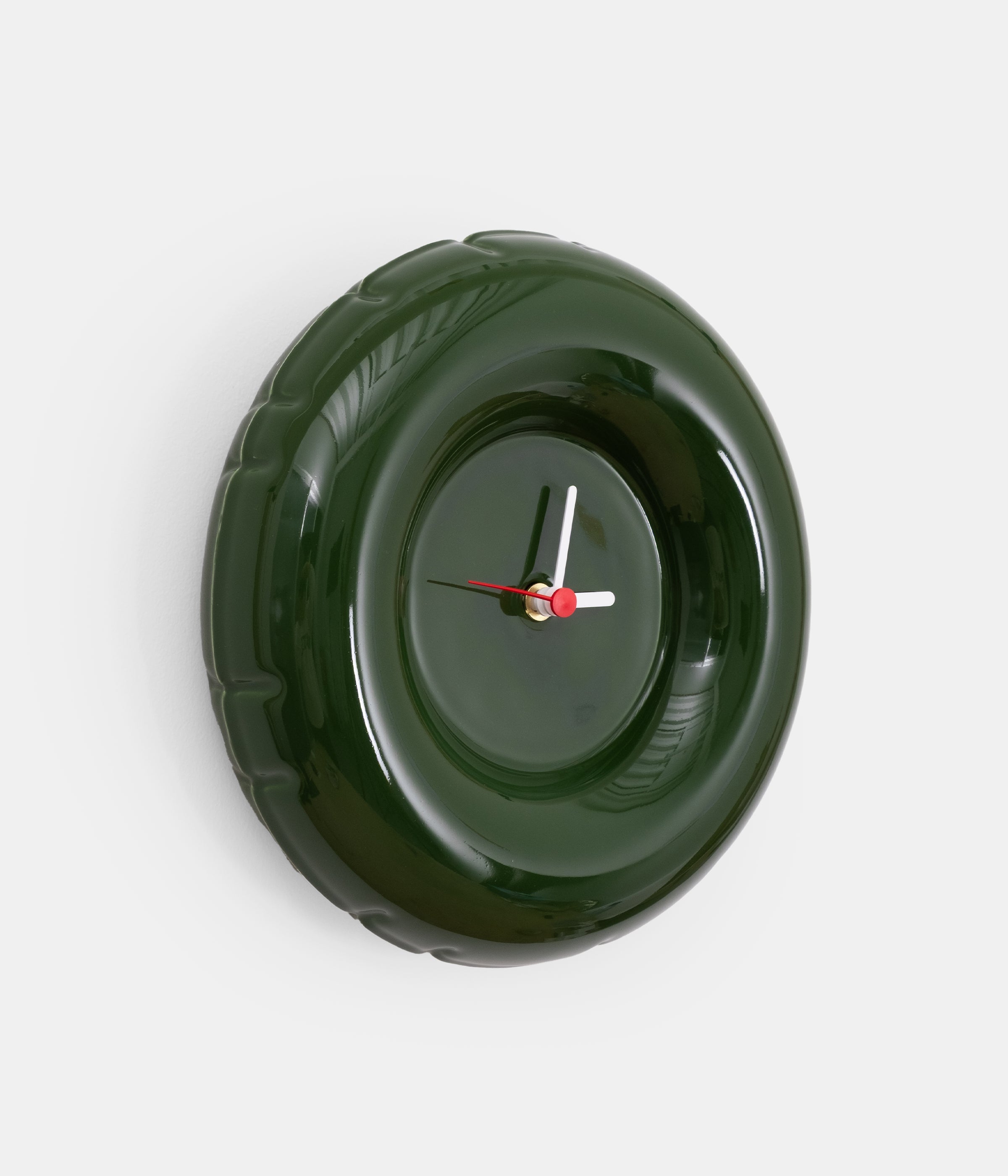 Clock 'HOLLY' Gloss - Moss