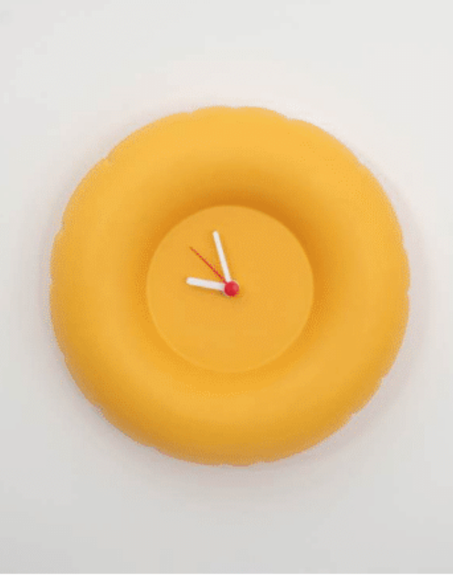 Clock 'HOLLY' Matte - Yolk