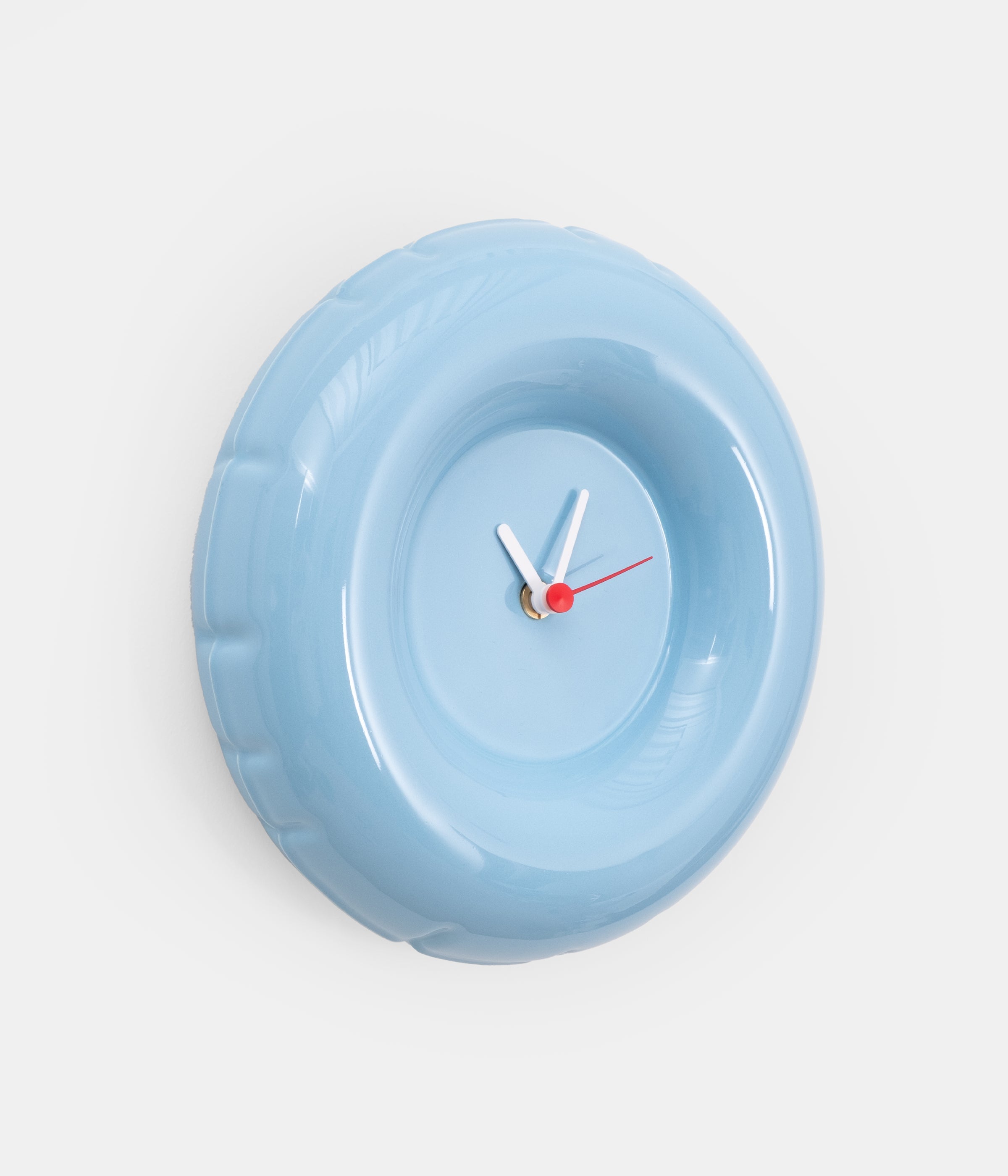 Clock 'HOLLY' Gloss - Sky