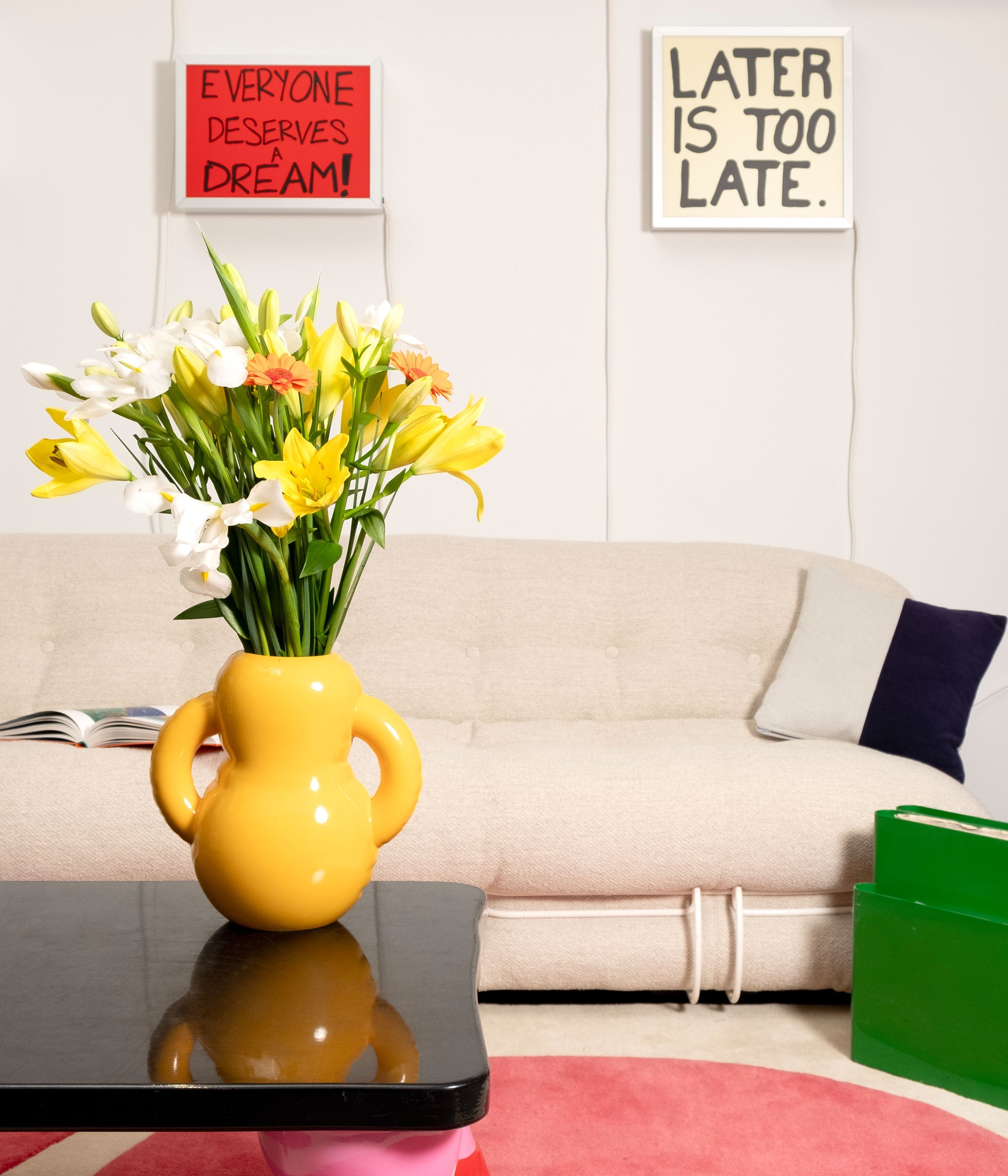 Vase 'OSCAR' Gloss - Bone